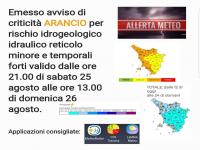 ALLERTA METEO CODICE ARANCIONE